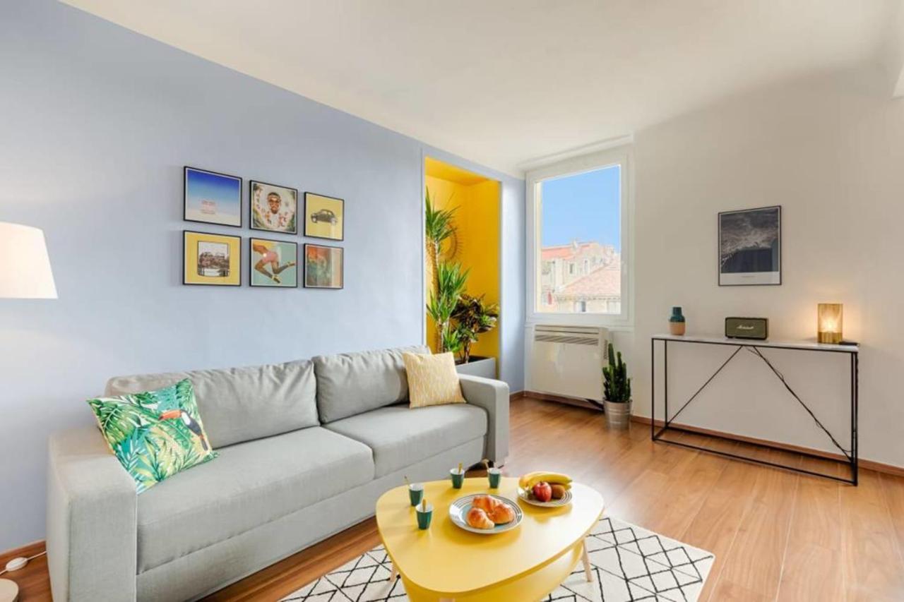 Splendide Appartement Sur Le Cours Estienne D'Orves Marseille Bagian luar foto